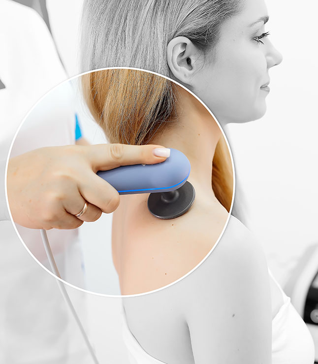 Modern MLS Laser Therapy session at Summit Health Group