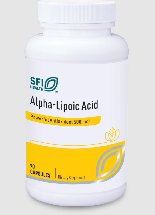 Alpha-Lipoic Acid supplement container