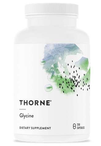 Glycine dietary supplement container