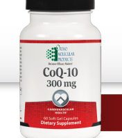 CoQ-10 300mg supplement bottle