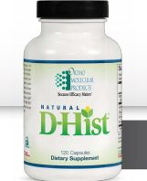 Natural D-Hist® supplement bottle